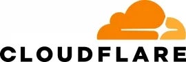 Cloudflare logo.